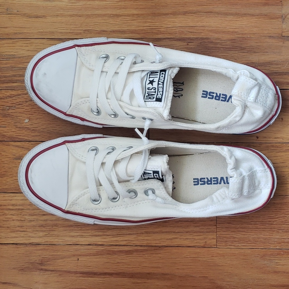 Converse All Star Slip On Shoreline Sneakers White Womens US 8